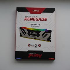 32gb Ddr5-6400mhz Kingston Fury Renegade Rgb (kit Of 2x16gb) (kf564c32rsak2-32)