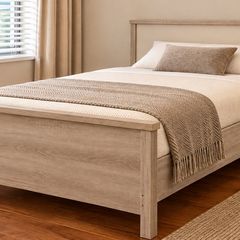 Double Bed Frame 140 x 190 cm + mattress