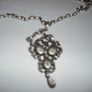 a art nouveau silver pendan c1890 Image 3