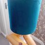 Velvet drum pendant lightshade Image 6