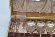 Cutlery set in a box .