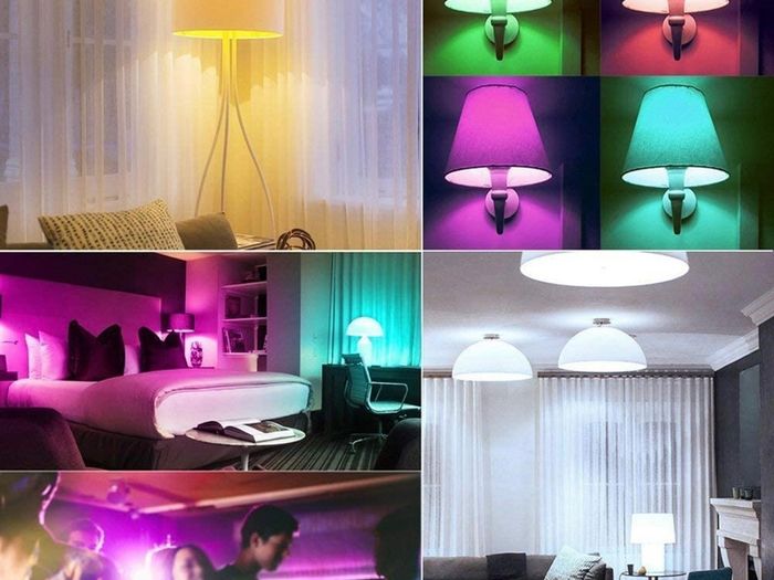 Colour Changing Bulb B22 10W, RGBW LED Bulb Lighting with 21 Key Remote Control, Dual Function, 12 Colour Choices for Home Decoration Bar Party KTV Stage