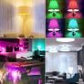 Colour Changing Bulb B22 10W, RGBW LED Bulb Lighting with 21 Key Remote Control, Dual Function, 12 Colour Choices for Home Decoration Bar Party KTV Stage Image 6