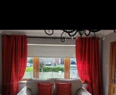 Curtains and 6 matching covers.