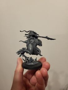 Games Workshop Warhammer Age of Sigmar Gloomspite Gitz Loonboss on Giant Cave Squig