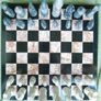 Vintage Marble Chess Board, 14 inch and Handcrafted African Soapstone Chess Set (king 6") Image 7