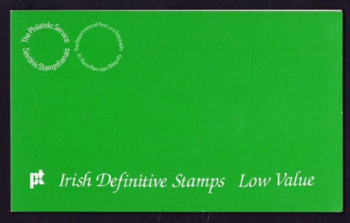 1980-1 Ireland Gerl definitive Stamp Low Value Presentation Pack