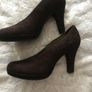KMB Brown Suede Platform Court Shoes - New in Box - Size 38 Image 3