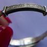 Vintage Sterling Silver Baby Bangle 4,36g Image 10
