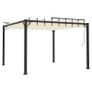Gazebo 3x3m with Adjustable Louvered Roof Image 4