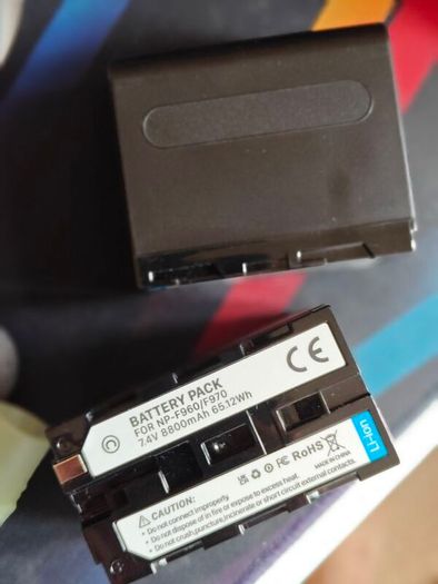 Twin Video lights 80W bi colour