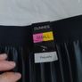 Dunnes faux leather pleated skirt Image 3