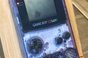 Nintendo Gameboy Color - Transparent Purple - Optional Flash Cart - #380