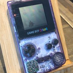 Nintendo Gameboy Color - Transparent Purple - Optional Flash Cart - #380