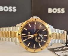 BOSS Men's Troper Automatic (42mm) Blue Dial / Two-Tone Stainless Steel Bracelet 1514201