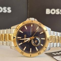 BOSS Men's Troper Automatic (42mm) Blue Dial / Two-Tone Stainless Steel Bracelet 1514201