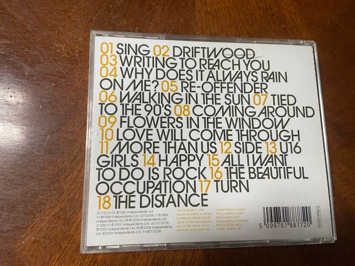 Travis Singles CD