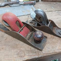 pair of antique box planes