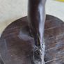 Vintage Genesis Fine Art Cold 27 CM. TALL Cast Bronze Resin Lady Image 7