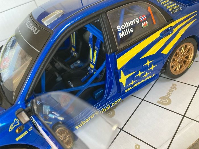 Subaru Impreza Rally Solberg Mills Scale 1/18 Burago