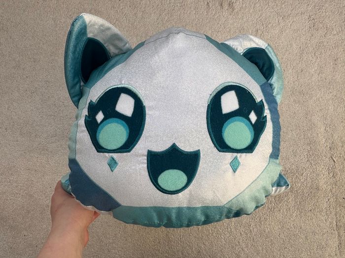 Aphmau Meemeows Blue Diamond Kitty Cats Soft Plush Large approx. 45cm. Used Please see photos