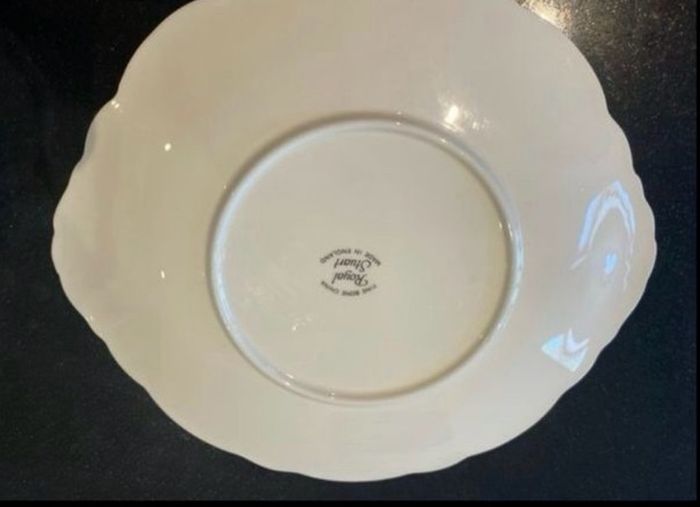 Pretty Royal Stuart  cake plate