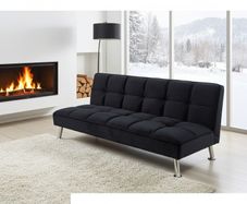 Modern Black 3Seater Sofa Bed, Festive Offer