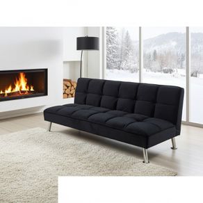 Modern Black 3Seater Sofa Bed, Festive Offer