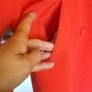 Red Ladies Coat Image 7