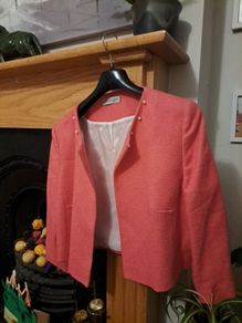 pink jacket