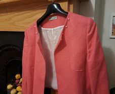 pink jacket