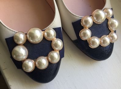 Le Babe Pearl Shoes Size 8