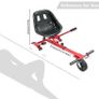 Off-Road Kart with Suspension  Black  Red Image 2