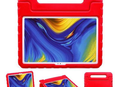 For Samsung Galaxy Tab A7 10.4 2020 Kids Case Shockproof Cover With Stand - Red