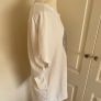 White/silver cotton top size 14 - made in Italy Image 3