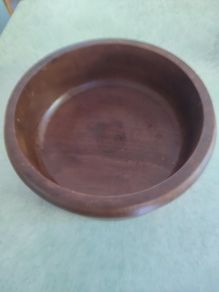 Lovely wood turned  bowl.  West Wicklow design.