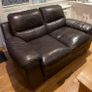 3 + 2 Brown Leather Sofa Set - Excellent Condition Image 4