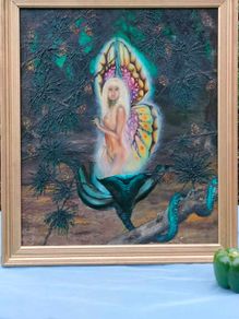 "Galadriel" Oil on Board