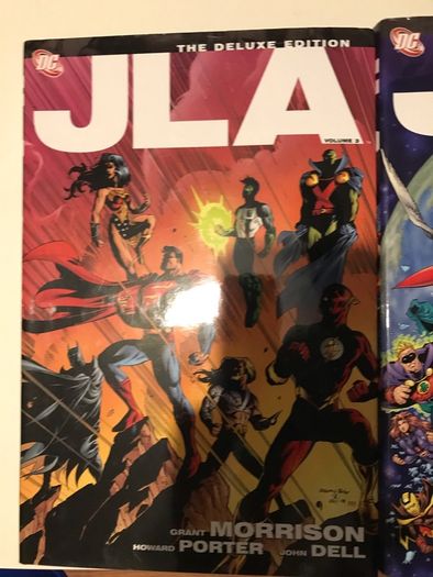 JLA Deluxe Volumes 1,3&4 Hardcover (Rare Out of print)