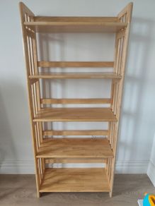 Solid wood shelves
