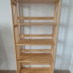 Solid wood shelves