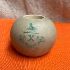 Antique Ceramic Match Holder