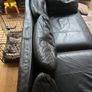 Free 3-seater leather couch Image 2