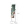 White Freestanding Jewellery Cabinet with Full-Length Mirror & Lockable Storage Image 6