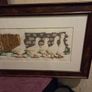 Vintage Cross Stitch "Gaggle of Geese" Framed Image 8