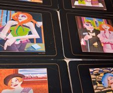 Set of 7 Jonathan Knuttel tablemats