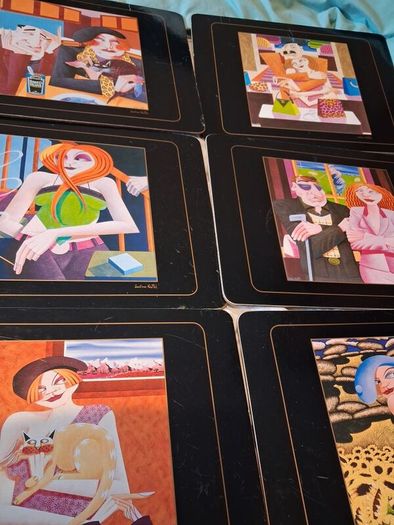 Set of 7 Jonathan Knuttel tablemats