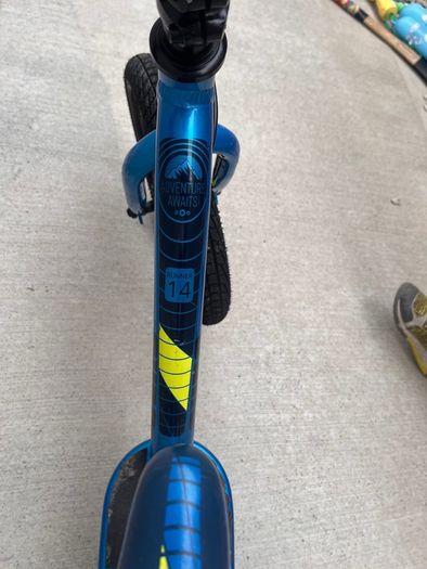 Cuda balance bike with brake