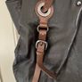 Genuine leather black and dark brown shoulder bag by Karen Millen Image 4