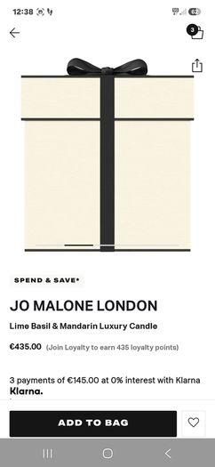 Jo Malone Candle